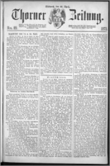 Thorner Zeitung 1873, Nro. 89