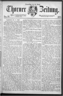 Thorner Zeitung 1873, Nro. 90