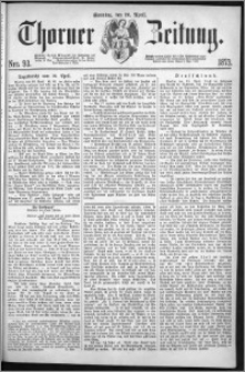 Thorner Zeitung 1873, Nro. 93