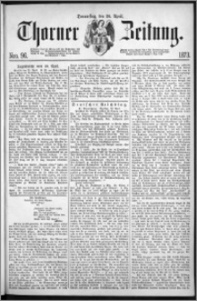Thorner Zeitung 1873, Nro. 96
