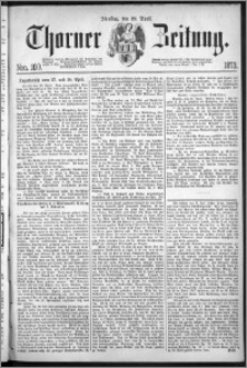 Thorner Zeitung 1873, Nro. 100