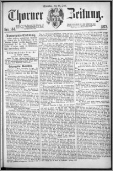 Thorner Zeitung 1873, Nro. 144 + Beilage