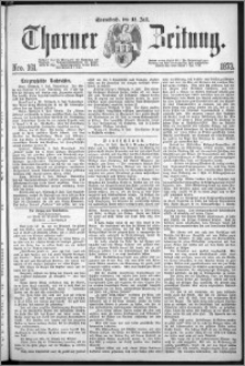 Thorner Zeitung 1873, Nro. 161 + Extra Beilage