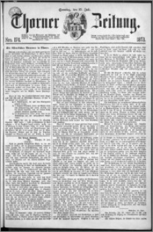 Thorner Zeitung 1873, Nro. 174 + Beilage