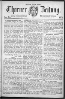 Thorner Zeitung 1873, Nro. 194
