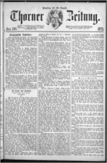Thorner Zeitung 1873, Nro. 198 + Beilage