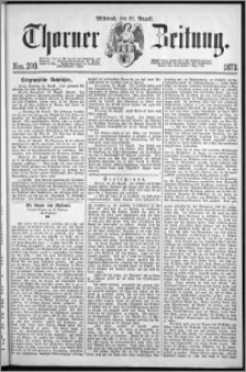 Thorner Zeitung 1873, Nro. 200