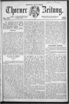 Thorner Zeitung 1873, Nro. 203
