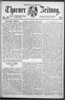 Thorner Zeitung 1873, Nro. 207