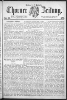 Thorner Zeitung 1873, Nro. 211