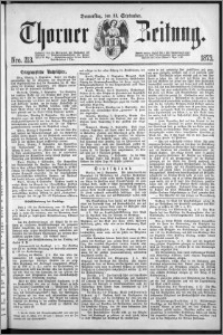 Thorner Zeitung 1873, Nro. 213