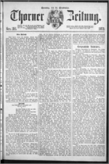 Thorner Zeitung 1873, Nro. 216 + Beilage