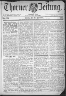 Thorner Zeitung 1873, Nro. 228 + Beilage