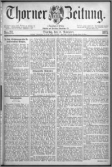 Thorner Zeitung 1873, Nro. 271