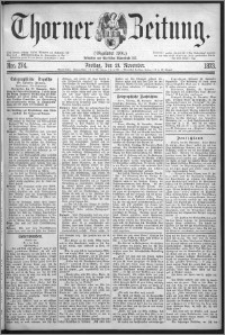 Thorner Zeitung 1873, Nro. 274 + Beilage