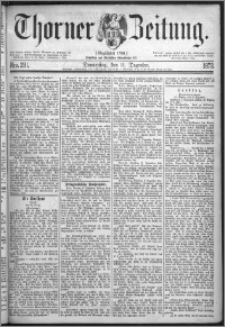 Thorner Zeitung 1873, Nro. 291