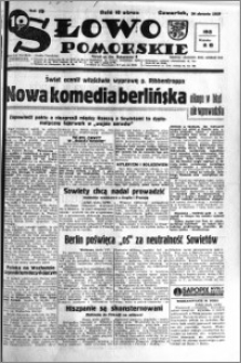 Słowo Pomorskie 1939.08.24 R.19 nr 193