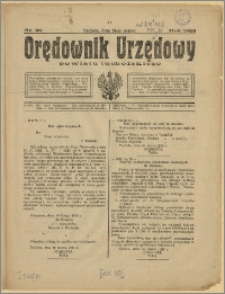 Orędownik Urzędowy Powiatu Tucholskiego 1925, Nr 20