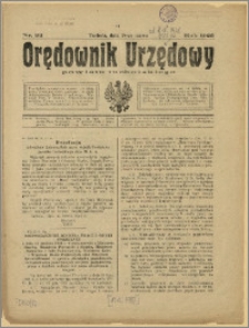 Orędownik Urzędowy Powiatu Tucholskiego 1925, Nr 22