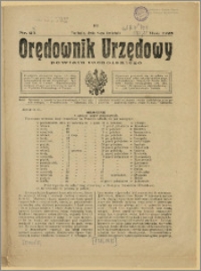 Orędownik Urzędowy Powiatu Tucholskiego 1925, Nr 25