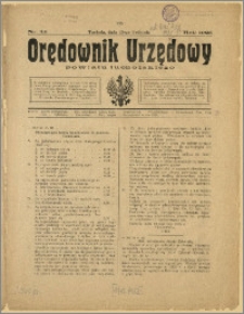 Orędownik Urzędowy Powiatu Tucholskiego 1925, Nr 30