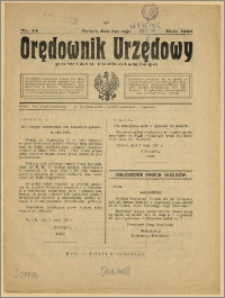 Orędownik Urzędowy Powiatu Tucholskiego 1925, Nr 34