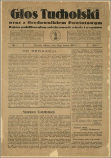 Głos Tucholski 1929 Nr 1