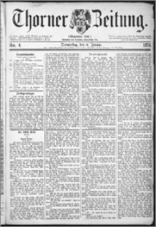 Thorner Zeitung 1876, Nro. 4