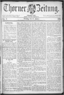 Thorner Zeitung 1876, Nro. 8