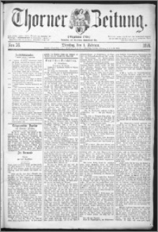 Thorner Zeitung 1876, Nro. 26