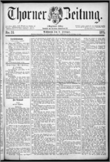 Thorner Zeitung 1876, Nro. 33