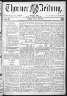 Thorner Zeitung 1876, Nro. 38