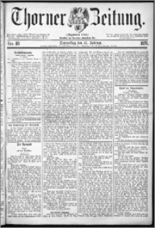 Thorner Zeitung 1876, Nro. 40