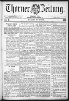 Thorner Zeitung 1876, Nro. 47
