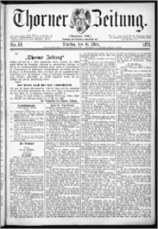 Thorner Zeitung 1876, Nro. 68