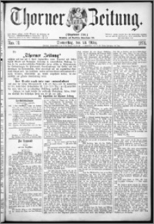 Thorner Zeitung 1876, Nro. 70