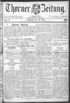 Thorner Zeitung 1876, Nro. 72
