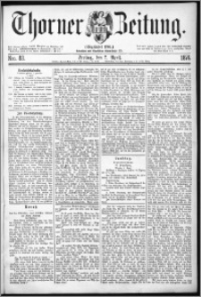 Thorner Zeitung 1876, Nro. 83