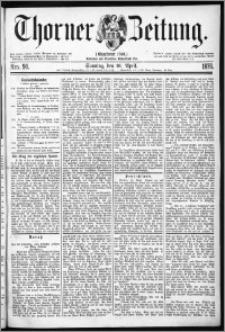 Thorner Zeitung 1876, Nro. 90