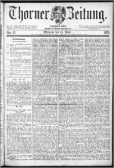 Thorner Zeitung 1876, Nro. 91