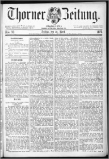 Thorner Zeitung 1876, Nro. 93