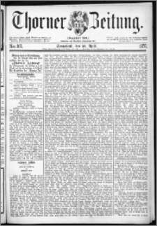Thorner Zeitung 1876, Nro. 100