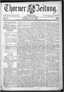 Thorner Zeitung 1876, Nro. 101
