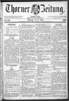 Thorner Zeitung 1876, Nro. 114