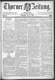 Thorner Zeitung 1876, Nro. 137