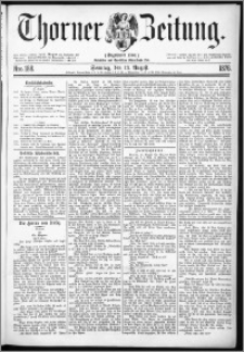 Thorner Zeitung 1876, Nro. 188