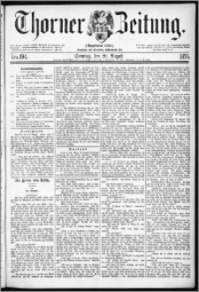 Thorner Zeitung 1876, Nro. 194