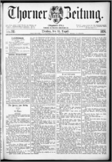 Thorner Zeitung 1876, Nro. 195