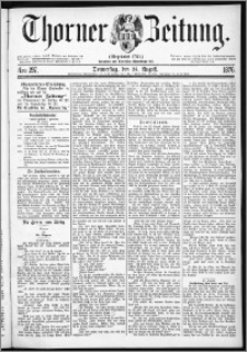 Thorner Zeitung 1876, Nro. 197