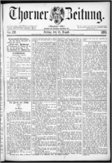 Thorner Zeitung 1876, Nro. 198